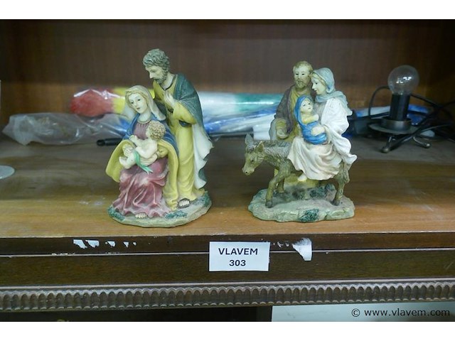 Kerstbeelden in hars - afbeelding 1 van  1