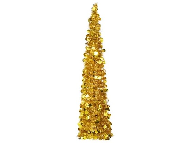 Kerstboom - goud - afbeelding 3 van  3