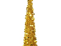 Kerstboom - goud - afbeelding 3 van  3