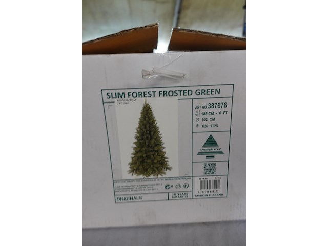 Kerstboom h. 1,85m - afbeelding 2 van  3