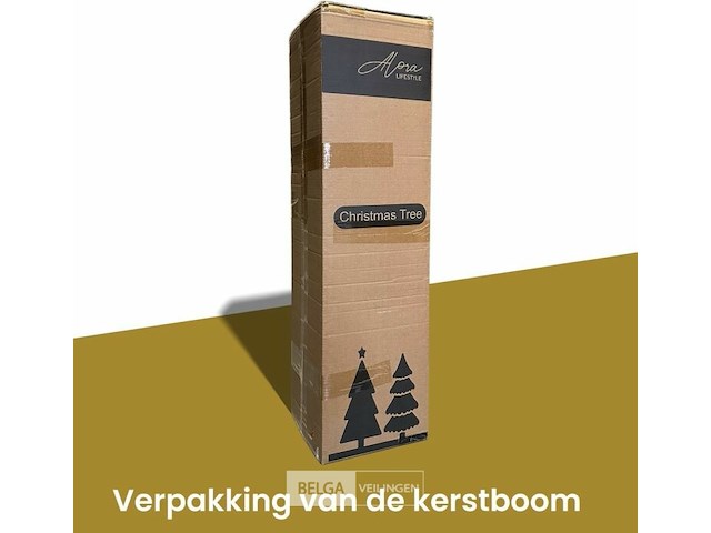 Kerstboom met voet - afbeelding 3 van  4