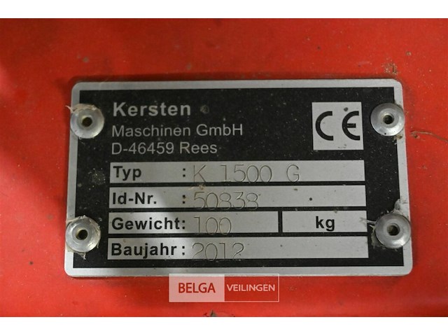 Kersten werktuigdrager + veegborstel - afbeelding 6 van  8