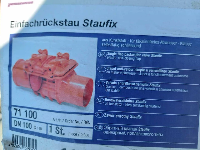 Kessel terugslagklep staufix 71100 - afbeelding 4 van  4