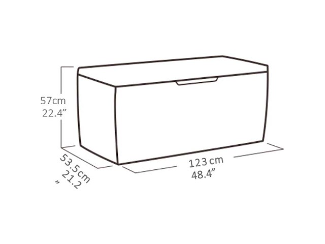 Keter 305l opbergdoos - afbeelding 4 van  5