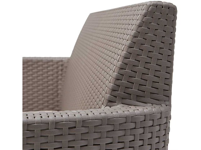 Keter balkonset: balkontafel + 2 stoelen, grijs - afbeelding 4 van  7