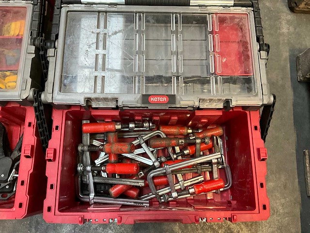 Keter cantilever gereedschapskoffer (6x) - afbeelding 4 van  10