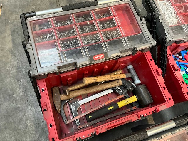 Keter cantilever gereedschapskoffer (6x) - afbeelding 7 van  10