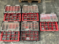 Keter cantilever gereedschapskoffer met inhoud (5x) - afbeelding 1 van  13