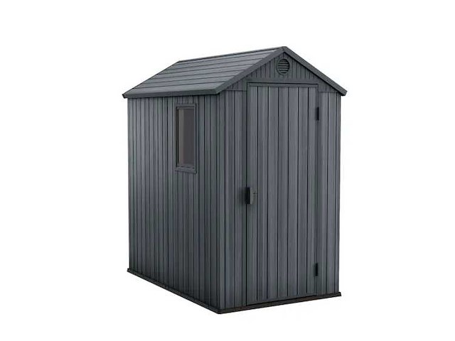Keter darwin 46 hars tuinschuur grijs dikte 16 mm, 2,2 m² - afbeelding 3 van  5