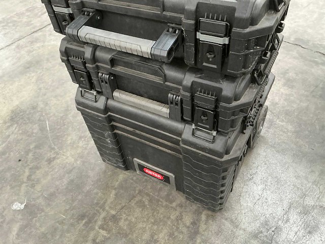 Keter gereedschapskoffer (3x) op trolley - afbeelding 3 van  6