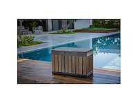 Keter® kentwood opslagdoos, 190 l, weerbestendig en uv-bestendig, ca. 82,3 x 45 x 57 x 7 cm - afbeelding 2 van  6