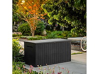 Keter lineus 643l resin tuindoos - grijs - afbeelding 1 van  9