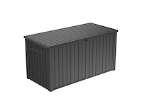 Keter lineus 643l resin tuindoos - grijs - afbeelding 2 van  9