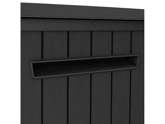 Keter lineus 643l resin tuindoos - grijs - afbeelding 4 van  9