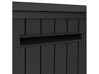 Keter lineus 643l resin tuindoos - grijs - afbeelding 4 van  9