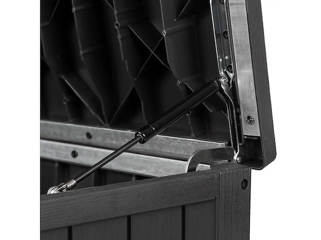 Keter lineus 643l resin tuindoos - grijs - afbeelding 5 van  9