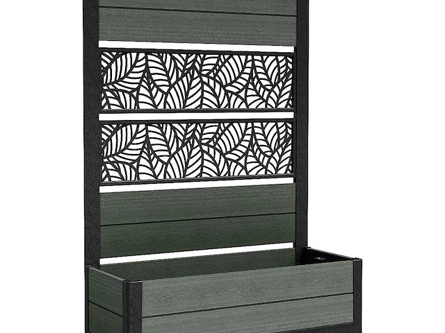 Keter® tulip planter met geïntegreerd privacyscherm, 110 l, ca. 109 x 44 x 155 cm - afbeelding 1 van  3