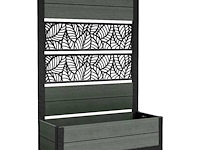 Keter® tulip planter met geïntegreerd privacyscherm, 110 l, ca. 109 x 44 x 155 cm - afbeelding 1 van  3