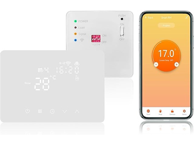 Ketotek slimme draadloze thermostaat - afbeelding 1 van  7