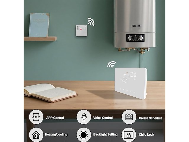 Ketotek slimme draadloze thermostaat - afbeelding 7 van  7