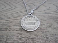 Ketting 835 zilver met medaille - afbeelding 3 van  3