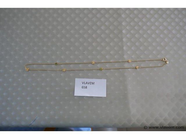 Ketting in 750 kr goud - afbeelding 1 van  1