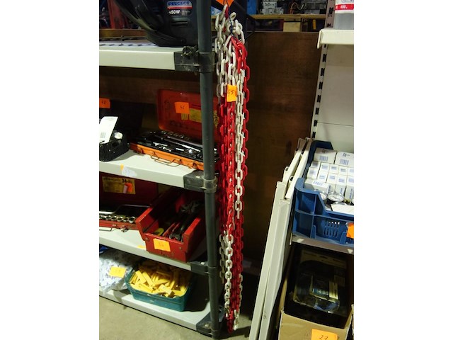 Kettingen wit/rood - afbeelding 1 van  1