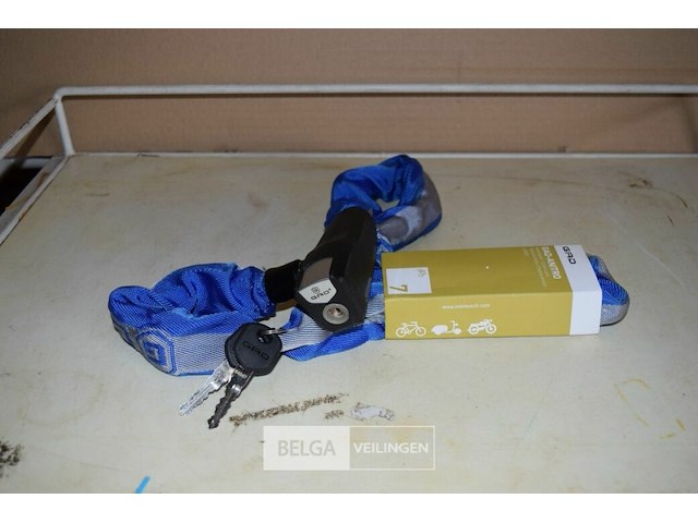 Kettingslot met sleutel - afbeelding 1 van  2