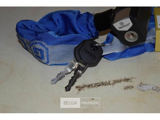 Kettingslot met sleutel - afbeelding 2 van  2