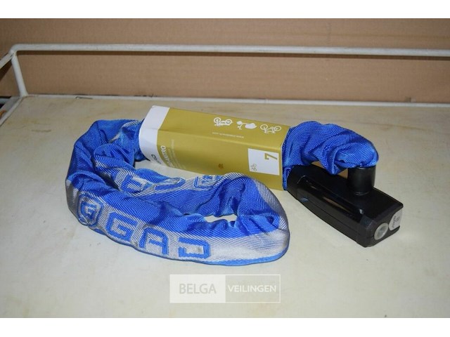 Kettingslot met sleutel - afbeelding 1 van  2