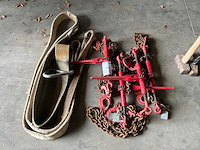 Kettingspaner met ketting (4x) - afbeelding 1 van  2