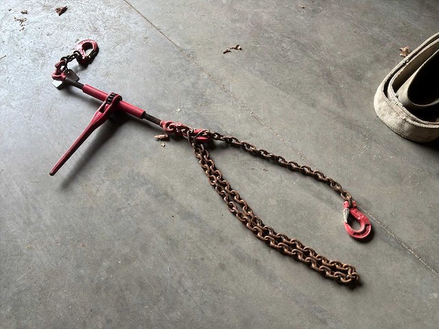 Kettingspaner met ketting (4x) - afbeelding 2 van  2
