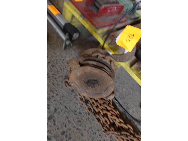 Kettingtakel met 3 haken - afbeelding 2 van  3