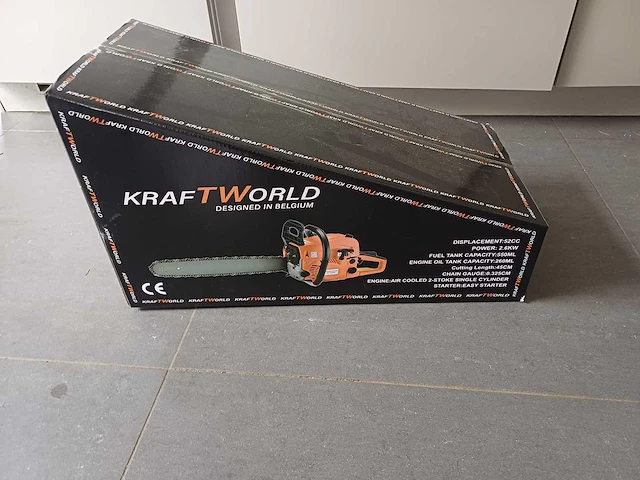 Kettingzaag kraftworld 52cc 45cm easy starter (10x) - afbeelding 2 van  2