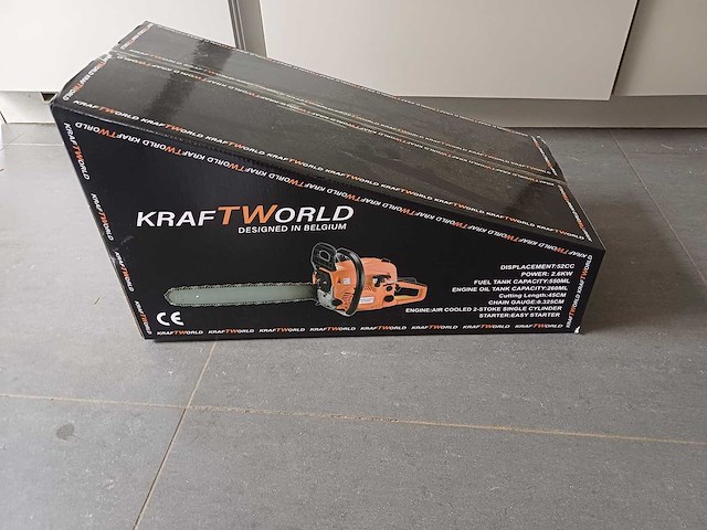 Kettingzaag kraftworld 52cc 45cm - afbeelding 2 van  2