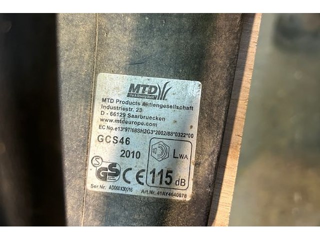 Kettingzaag mtd - afbeelding 4 van  5