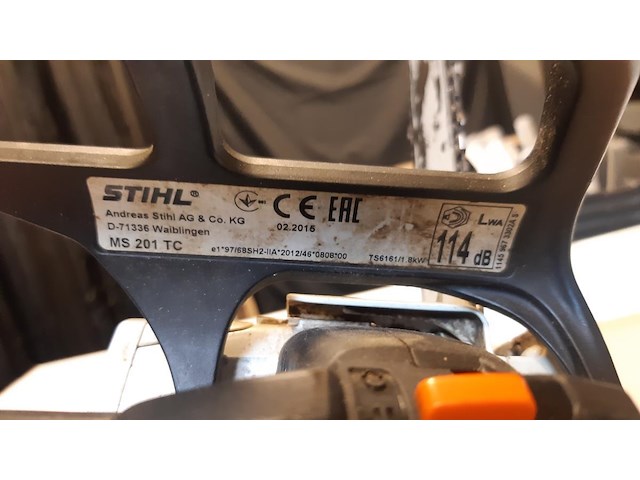 Kettingzaag stihl ms 201tc - afbeelding 3 van  3