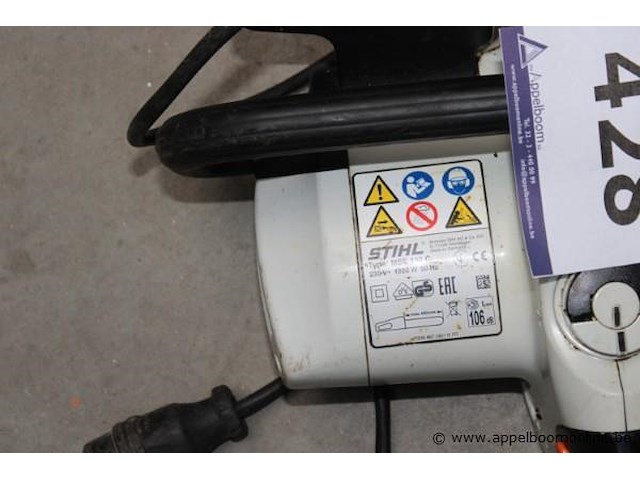 Kettingzaag stihl mse 190c, werking niet gekend - afbeelding 2 van  3