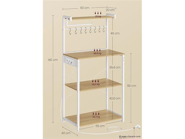 Keuken rek nieuw in de doos - afbeelding 2 van  2