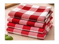 Keuken theedoek rood/blauw (x320) - afbeelding 2 van  2
