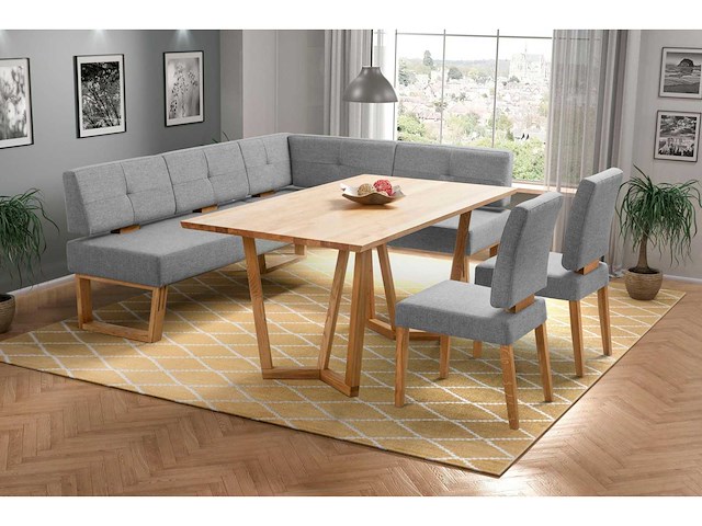 Keukenbank met massief houten frame - afbeelding 2 van  8