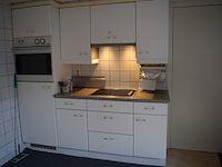 Keukenblok 205cm met siemens inductie kookplaat, novy oven en dampkap (zelf demonteren na afspraak) - afbeelding 1 van  5