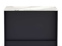 Keukeneiland chester - 120x75x92cm - indigo/marmer - afbeelding 2 van  7