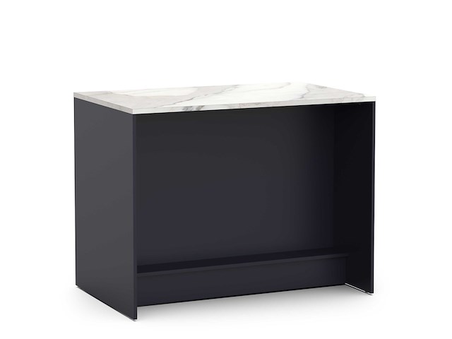 Keukeneiland chester - 120x75x92cm - indigo/marmer - afbeelding 4 van  7