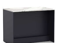 Keukeneiland chester - 120x75x92cm - indigo/marmer - afbeelding 4 van  7