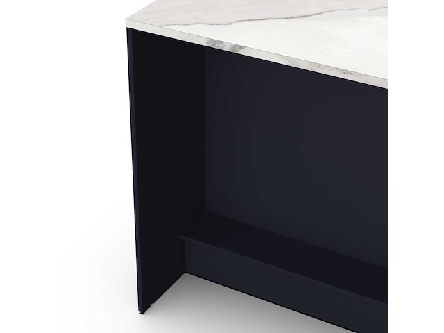 Keukeneiland chester - 120x75x92cm - indigo/marmer - afbeelding 5 van  7