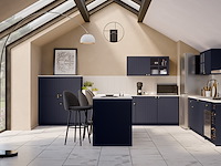 Keukeneiland chester - 120x75x92cm - indigo/marmer - afbeelding 6 van  7