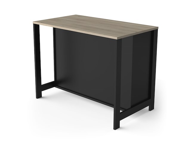 Keukeneiland chili | 122,7 x 70,1 x 94 cm | zwart-eik - afbeelding 5 van  5