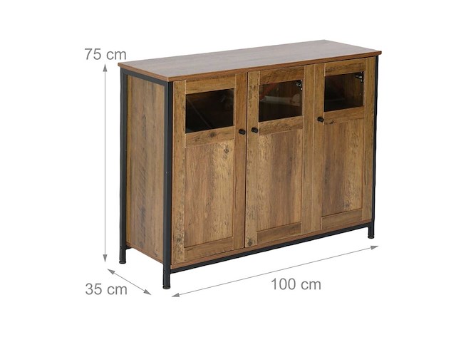 Keukenkast met beglazing - afbeelding 5 van  9