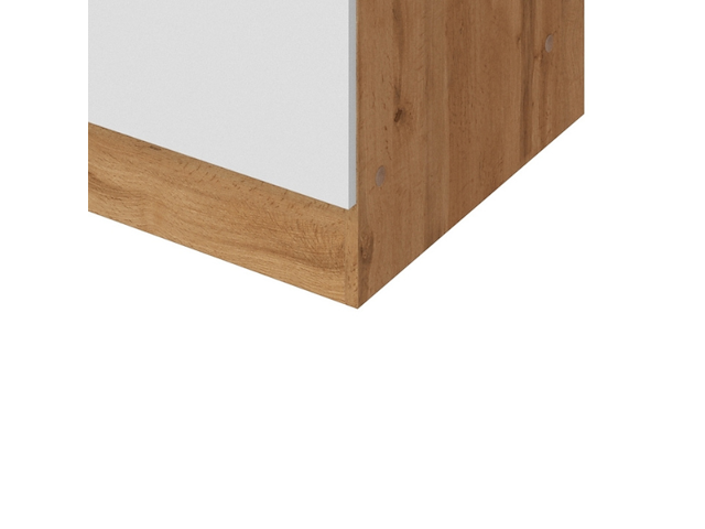 Keukenkast sorrella 50cm 1 deur & 1 lade - wit/eik - afbeelding 7 van  7